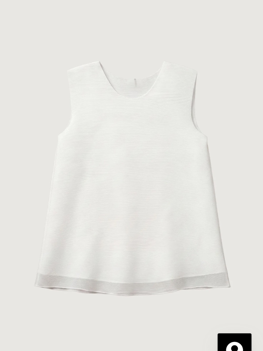 Oak + Fort oversized pleated top. S